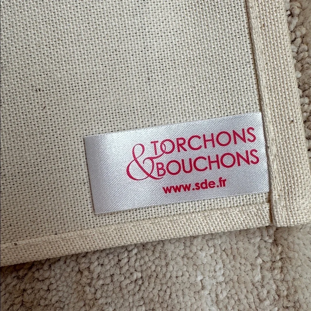NWOT Torchons & Bouchons Tea Towel Cheese Party 19 x 28.5 inches French